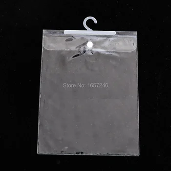 200pcs 21*28cm 24*30cm Plastic PVC Bags For Packing Clothes Transparent Packaging Bags With Top Hanger Button Pouch
200pcs 21*28cm 24*30cm Plastic PVC Bags For Packing Clothes Transparent Packaging Bags With Top Hanger Button Pouch