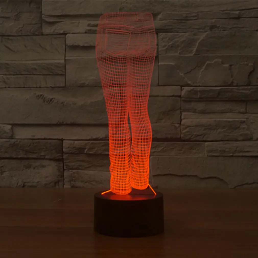 Jeans Shape Touch Table Lamp 7 Colors Changing Desk Lamp 3D Lamp LED Night Light Stereoscopic Illumination 
Jeans Shape Touch Table Lamp 7 Colors Changing Desk Lamp 3D Lamp LED Night Light Stereoscopic Illumination