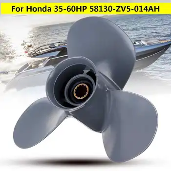 58130-ZV5-000ZA Aluminum Alloy 11 1/4 x 13 Boat Outboard Propeller For Honda 35-60HP Gray 3 Blades 13 Spline Tooth Marine Parts
58130-ZV5-000ZA Aluminum Alloy 11 1/4 x 13 Boat Outboard Propeller For Honda 35-60HP Gray 3 Blades 13 Spline Tooth Marine Parts
