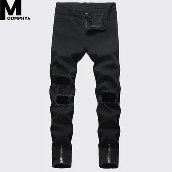 Moomphya Ripped big holes skinny jeans men Distressed zipper hip hop men jeans Long men pants black jean homme
Moomphya Ripped big holes skinny jeans men Distressed zipper hip hop men jeans Long men pants black jean homme