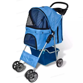 VidaXL Folding Pet Stroller Dog/Cat Travel Carrier Blue Tear-Resistant And Weather-Resistant Material For Durability
VidaXL Folding Pet Stroller Dog/Cat Travel Carrier Blue Tear-Resistant And Weather-Resistant Material For Durability