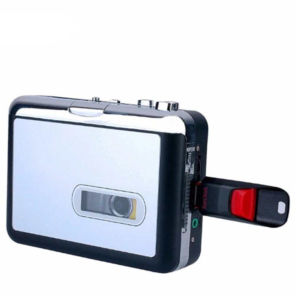 Portable Stand-Alone Cassette Tape to MP3 Converter Stereo Audio Player Convert Cassette To USB Flash Drive With Earphones
Portable Stand-Alone Cassette Tape to MP3 Converter Stereo Audio Player Convert Cassette To USB Flash Drive With Earphones