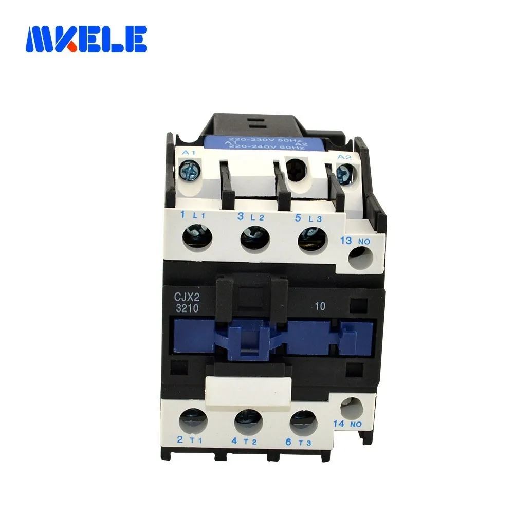 Coil Voltage 3 Pole 1NO 35mm DIN Rail AC Contactor CJX2-3210 AC Contactor 32A 50/60Hz 3P 1NO 380V 220V 110V 36V 24V
Coil Voltage 3 Pole 1NO 35mm DIN Rail AC Contactor CJX2-3210 AC Contactor 32A 50/60Hz 3P 1NO 380V 220V 110V 36V 24V