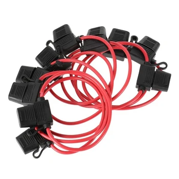 10pcs DC 12V 40A Standard Blade Inline Fuse Holder Splash Proof for Car Bike With Cover Inline Blade Fuse Holder Auto
10pcs DC 12V 40A Standard Blade Inline Fuse Holder Splash Proof for Car Bike With Cover Inline Blade Fuse Holder Auto