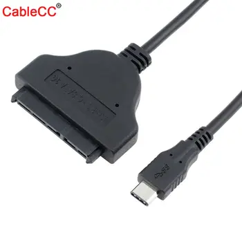 Cablecc USB-C USB 3.1 Type C To SATA 22pin Cable Type-C Cable Adapter External HDD 2.5" Hard Drive Disk Converter For Macbook
Cablecc USB-C USB 3.1 Type C To SATA 22pin Cable Type-C Cable Adapter External HDD 2.5" Hard Drive Disk Converter For Macbook