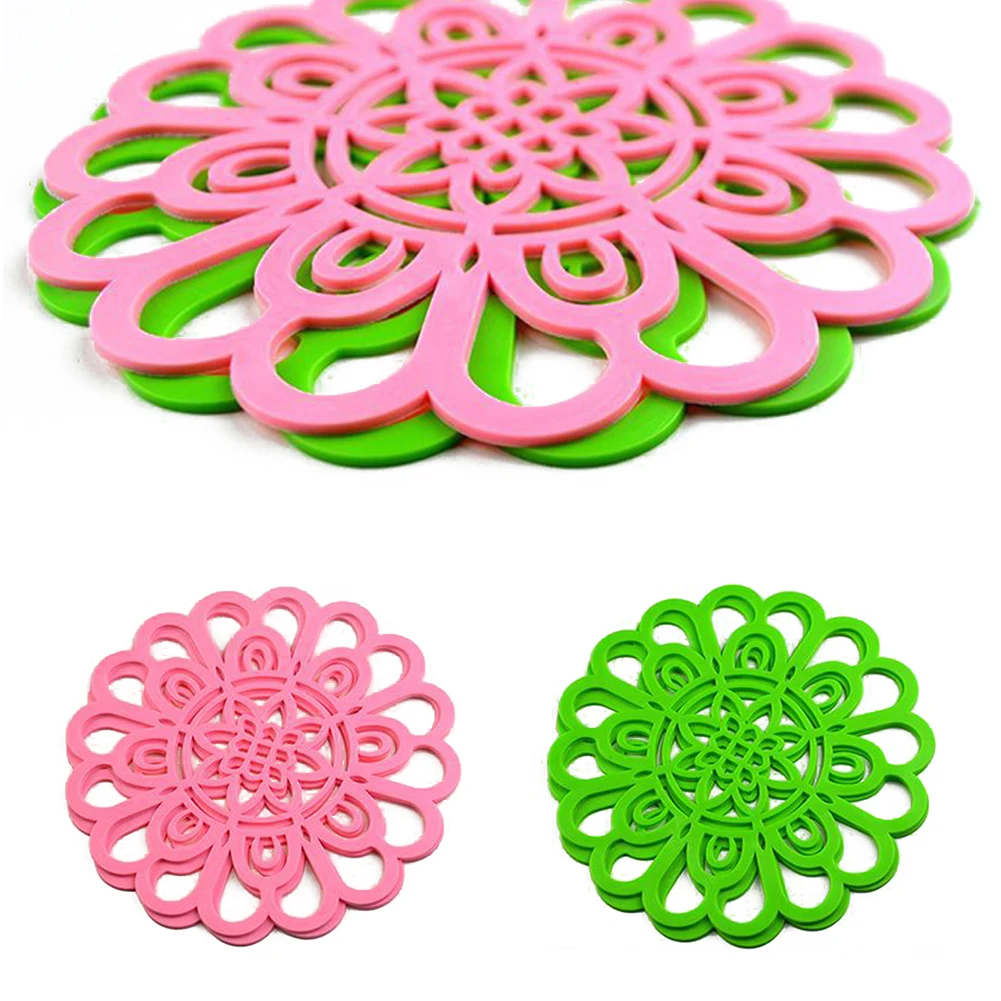 2Pcs/Lot Lace Flower Hollow Doilies Silicone Coaster Coffee Table Cup Mats Pad Placemat Kitchen Accessories Cooking Tools
2Pcs/Lot Lace Flower Hollow Doilies Silicone Coaster Coffee Table Cup Mats Pad Placemat Kitchen Accessories Cooking Tools