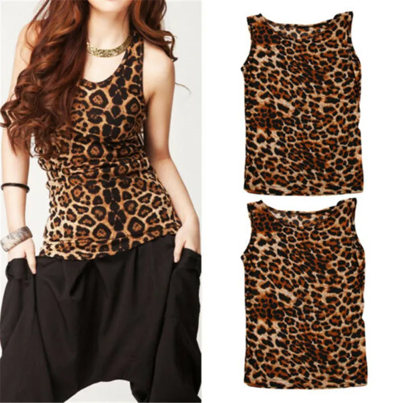 Stylish Women Leopard slim Vest Top Sleeveless O Neck Tank Tops summer Casual Sweatshirt Bottoming Vest Shirt Ladies Basic Cami
Stylish Women Leopard slim Vest Top Sleeveless O Neck Tank Tops summer Casual Sweatshirt Bottoming Vest Shirt Ladies Basic Cami