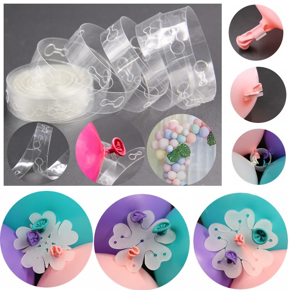 Balloon Accessories Latex Balloons Tool Plastic 5M Balloon Chain Balloon Sealing Clip For Home Wedding Birthday Party Decoration
Balloon Accessories Latex Balloons Tool Plastic 5M Balloon Chain Balloon Sealing Clip For Home Wedding Birthday Party Decoration