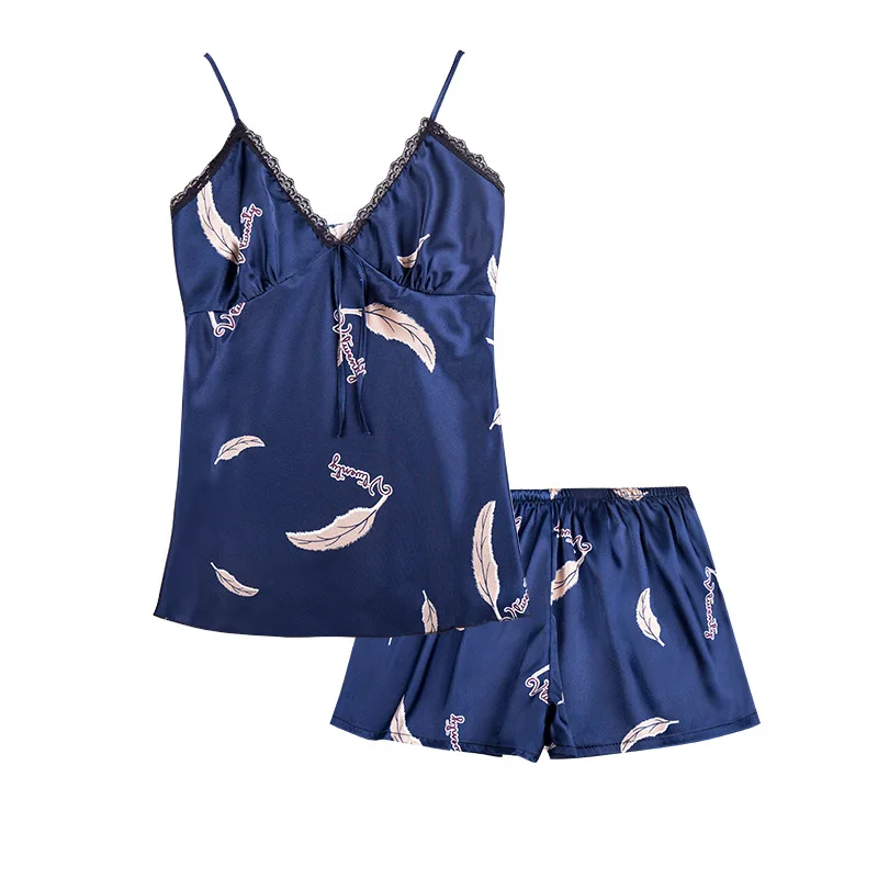 Sleepwear Pajamas For Women Nightsuits Print Summer Pyjama With Shorts Sexy Satin 2019 Women Pajamas Sets Summer
Sleepwear Pajamas For Women Nightsuits Print Summer Pyjama With Shorts Sexy Satin 2019 Women Pajamas Sets Summer