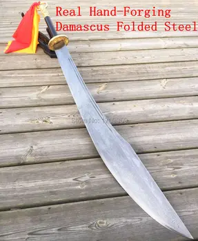 Folded-Forging Damascus Steel Blade Sharp Chinese KungFu Broad Knife Tradition WuShu BaGua Broadsword Dao Sword*140CM
Folded-Forging Damascus Steel Blade Sharp Chinese KungFu Broad Knife Tradition WuShu BaGua Broadsword Dao Sword*140CM