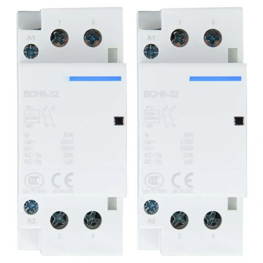 contacteur modulaire 2P 32A Low Power Consumption Household DIN Rail AC Contactor 2NO 50/60HZ Household ac Modular contactor
contacteur modulaire 2P 32A Low Power Consumption Household DIN Rail AC Contactor 2NO 50/60HZ Household ac Modular contactor