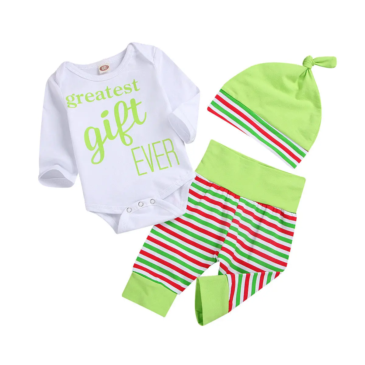 Baby Letter Clothes Sets Newborn Infant Babies Boy Girls Striped Bodysuit Clothes Outfit Sets Playsuit Outfits 0-12M 
Baby Letter Clothes Sets Newborn Infant Babies Boy Girls Striped Bodysuit Clothes Outfit Sets Playsuit Outfits 0-12M