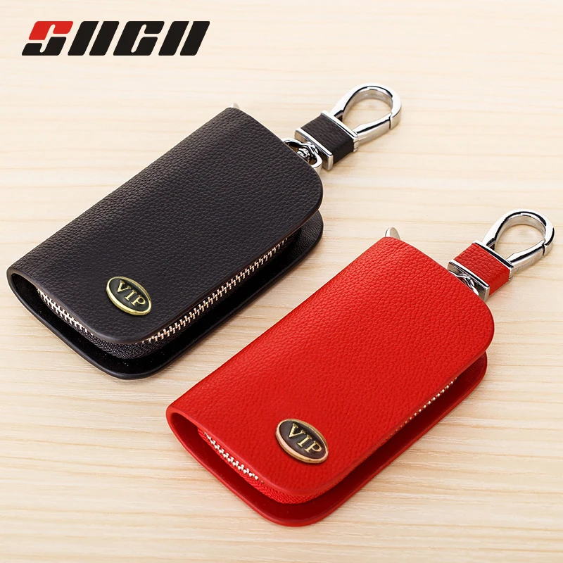 Leather Car Key Case Cover Key Wallet Bag Keychain Holder For Porsche 718 Boxster Cayman 911 Cayenne Macan Panamera Accessory
Leather Car Key Case Cover Key Wallet Bag Keychain Holder For Porsche 718 Boxster Cayman 911 Cayenne Macan Panamera Accessory