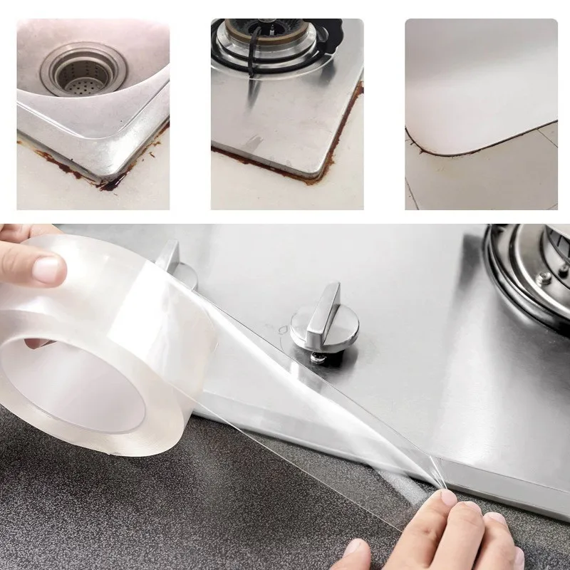2 Sizes Home Bathroom Bathtub Kitchen Adhesive Tape Sealing Strip Sealant Tape Mildew Resistant Waterproof Transparent Tape 2019
2 Sizes Home Bathroom Bathtub Kitchen Adhesive Tape Sealing Strip Sealant Tape Mildew Resistant Waterproof Transparent Tape 2019