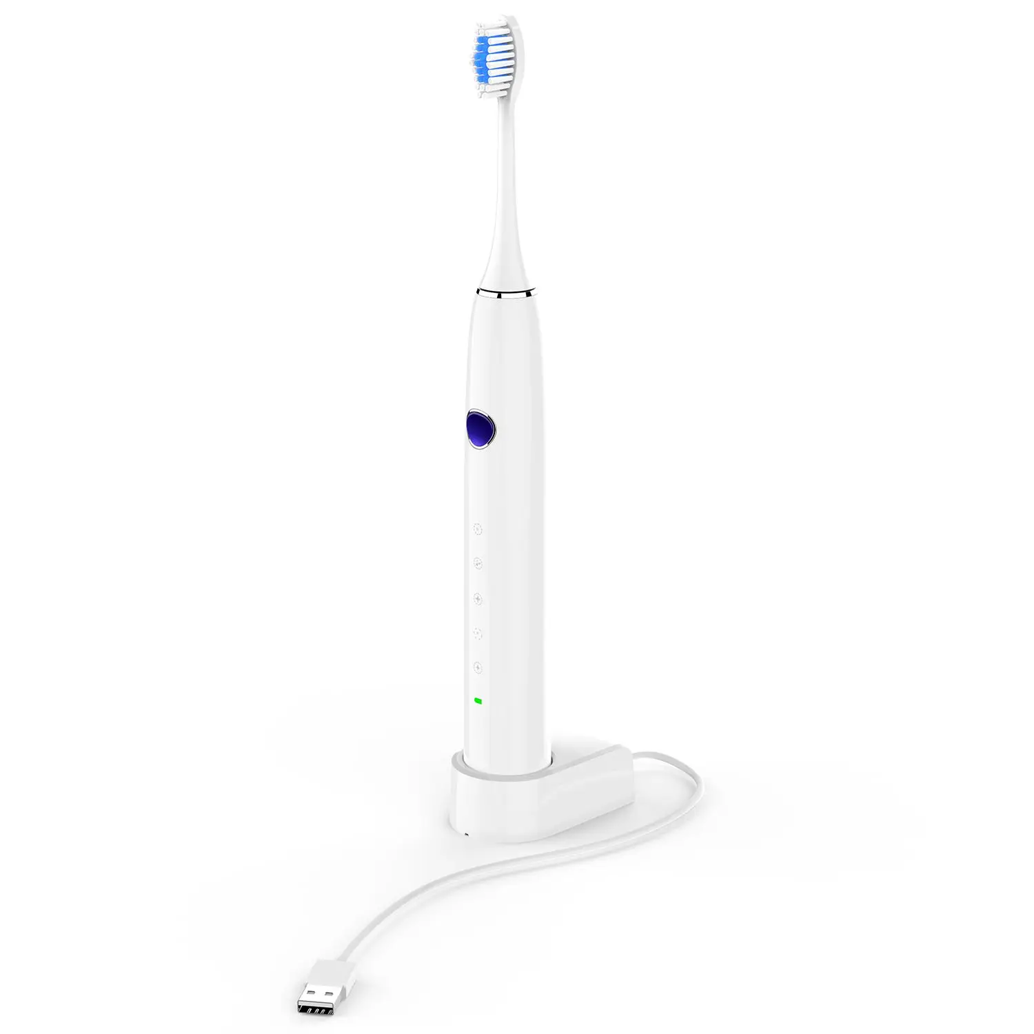 SANQ QYG Q1-W Electronic Power Precision Clean Anti-Microbial Sonic 5 Mode Settings Dual Engine Electric Toothbrush, IPX7 wate
SANQ QYG Q1-W Electronic Power Precision Clean Anti-Microbial Sonic 5 Mode Settings Dual Engine Electric Toothbrush, IPX7 wate