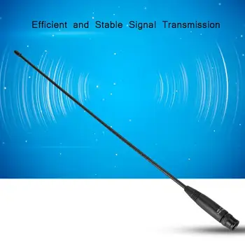 38cm BNC Connector 144/430MHz Dual Band Flexible Handheld Antenna for Walkie Talkie
38cm BNC Connector 144/430MHz Dual Band Flexible Handheld Antenna for Walkie Talkie