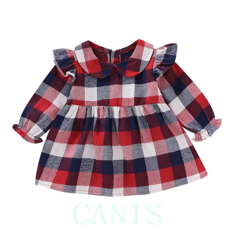 2019 Spring Newborn Baby Girl Dress Long Sleeve Plaid Princess Party Dress Casual Cute Autumn Clothes
2019 Spring Newborn Baby Girl Dress Long Sleeve Plaid Princess Party Dress Casual Cute Autumn Clothes