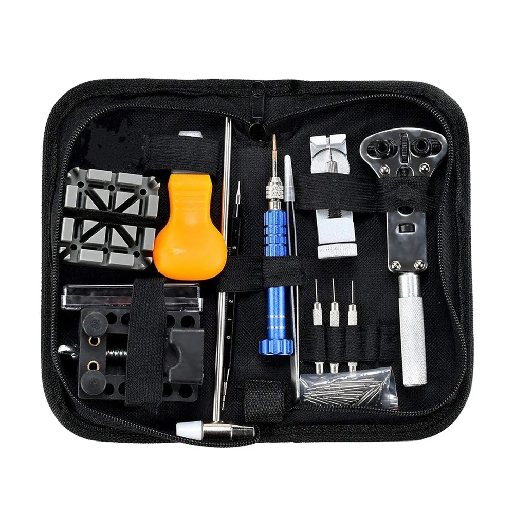 144pcs Watch Repair Kit Portable Durable Professional Link Pin Tool Set Spring Bar Tool Set Link Pin Remover Watch Maintance
144pcs Watch Repair Kit Portable Durable Professional Link Pin Tool Set Spring Bar Tool Set Link Pin Remover Watch Maintance