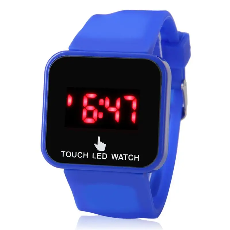 New Kids' LED Electronic Watch LED Digital Touch Screen Silicone Wrist Watch Students' Watch
New Kids' LED Electronic Watch LED Digital Touch Screen Silicone Wrist Watch Students' Watch