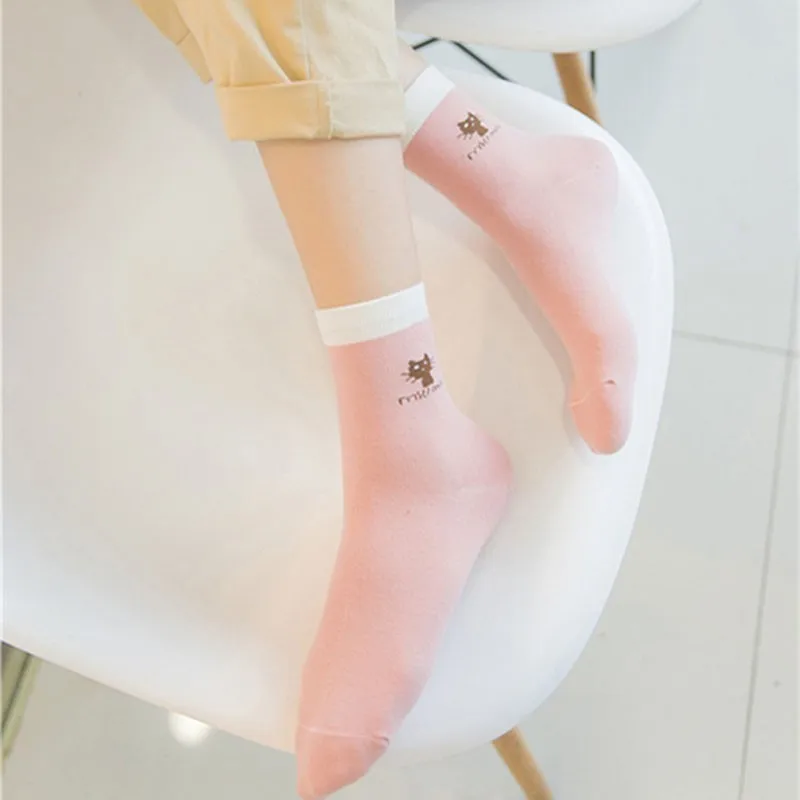 Socks Women Short Sport Femme White Socks Cotton Solid Color Breathable Cat Pattern High Quality Casual Kawaii Animal Print
Socks Women Short Sport Femme White Socks Cotton Solid Color Breathable Cat Pattern High Quality Casual Kawaii Animal Print