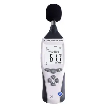 FLUS ET-958 Digital Sound Level Meter Noise Tester Decibel Logger Measurement Audio Detector Volume Monitor 30-130dB Handheld
FLUS ET-958 Digital Sound Level Meter Noise Tester Decibel Logger Measurement Audio Detector Volume Monitor 30-130dB Handheld