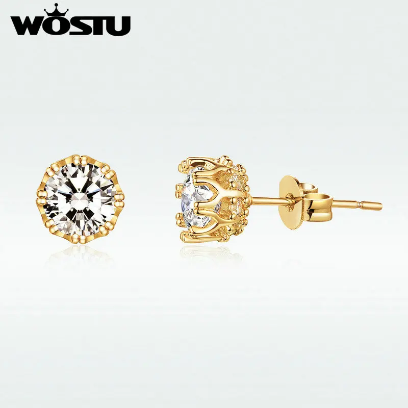 WOSTU Hot Fashion Flower Buds Tiny Stud Earrings For Women Golden Small Earrings Engagement Wedding Luxury New Jewelry SDTE129
WOSTU Hot Fashion Flower Buds Tiny Stud Earrings For Women Golden Small Earrings Engagement Wedding Luxury New Jewelry SDTE129