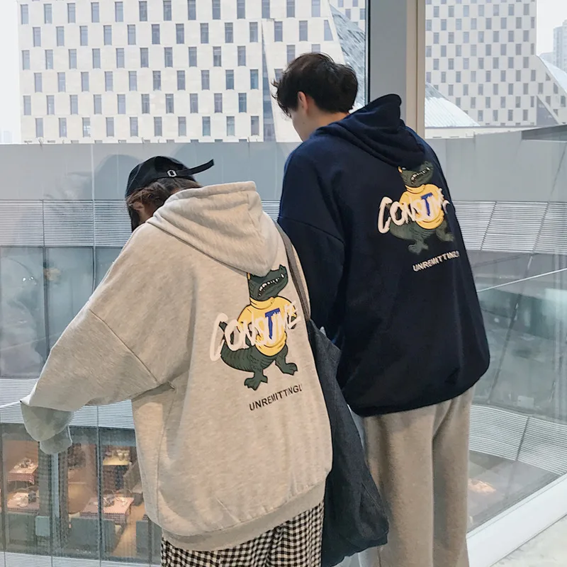 Men's sweatshirt spring 2019 new cartoon printed cotton hooded sweatshirt loose casual personality youth vigor menswear
Men's sweatshirt spring 2019 new cartoon printed cotton hooded sweatshirt loose casual personality youth vigor menswear