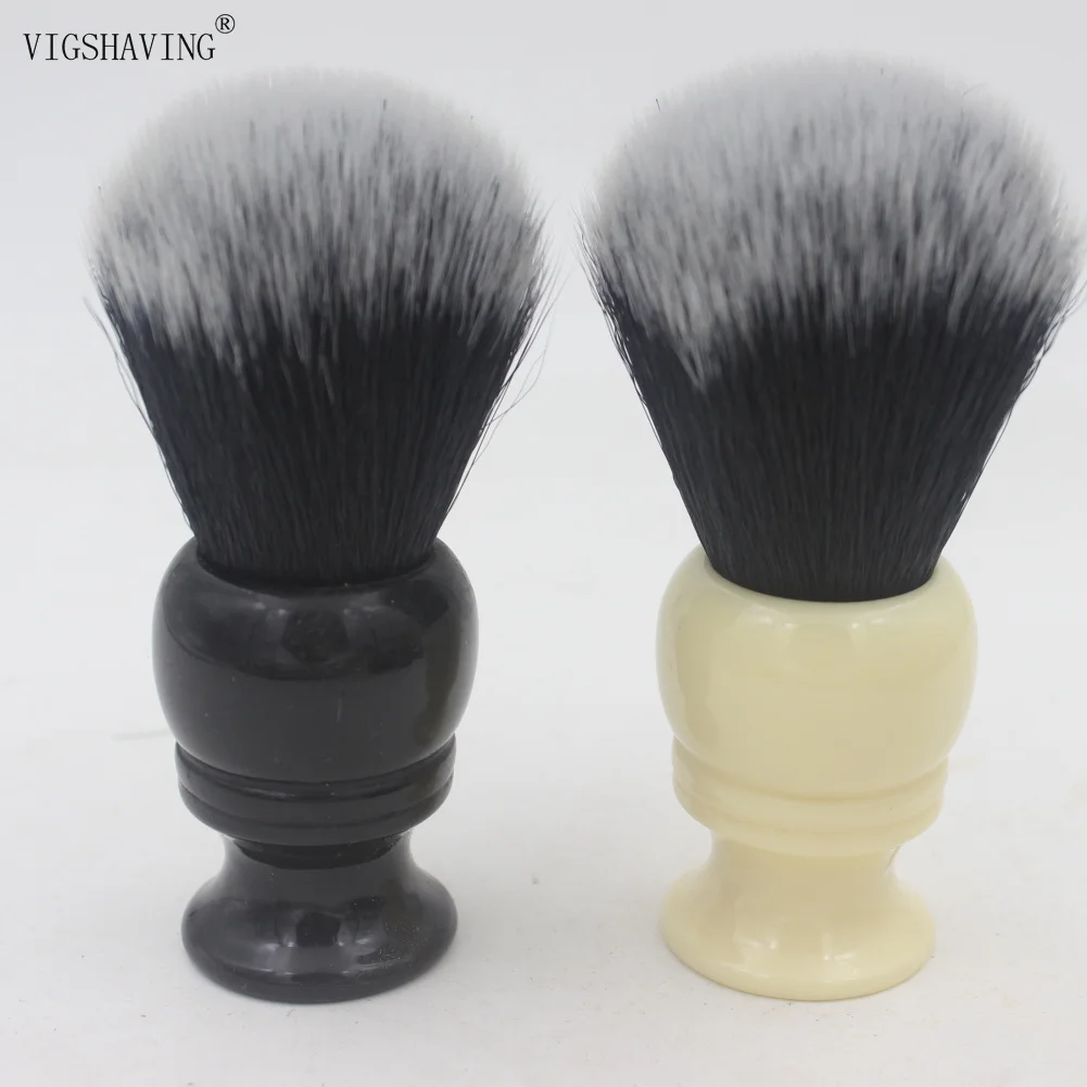 VIGSHAVING Cup Style Resin Handle Men Black white tip Synthetic Hair Shaving Brush
VIGSHAVING Cup Style Resin Handle Men Black white tip Synthetic Hair Shaving Brush