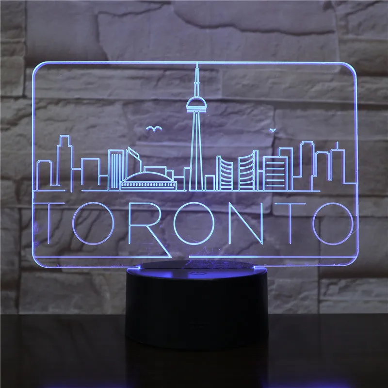 Usb 3d Led Night Light City Toronto Atmosphere Lamp Decoration RGB Kids Baby Gift Famous Buildings Table Lamp Bedside 2422
Usb 3d Led Night Light City Toronto Atmosphere Lamp Decoration RGB Kids Baby Gift Famous Buildings Table Lamp Bedside 2422