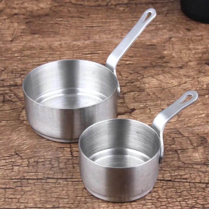 Mini Milk Heating Pot Stainless Steel Soup Pot Flat-bottomed Portable Egg Butter Sauce Pan Kitchen Cooking Tools
Mini Milk Heating Pot Stainless Steel Soup Pot Flat-bottomed Portable Egg Butter Sauce Pan Kitchen Cooking Tools