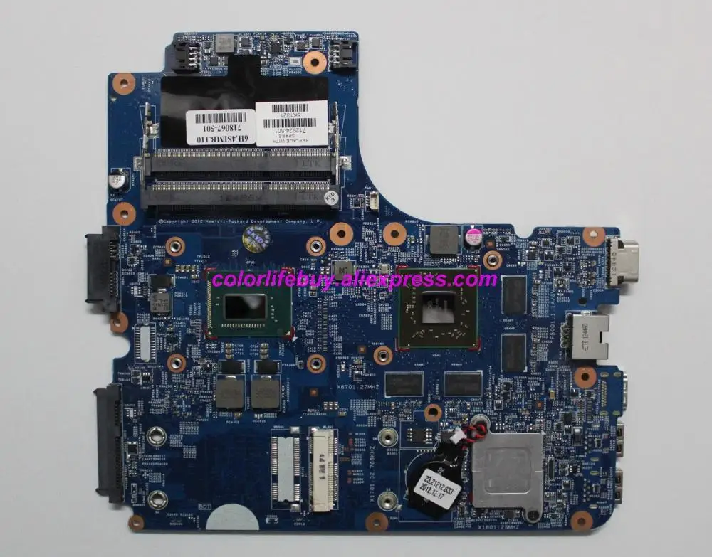 Genuine 712924-001 712924-501 712924-601 i3-3120M 7650M/1GB Laptop Motherboard for HP ProBook 4440s 4441s 4540s Notebook PC
Genuine 712924-001 712924-501 712924-601 i3-3120M 7650M/1GB Laptop Motherboard for HP ProBook 4440s 4441s 4540s Notebook PC