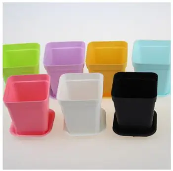 6pcs Thicken Flower Pots Square Planters Pot Trays Plastic Pots Creative Small Square Pots For Succulent Plants Garden Decor
6pcs Thicken Flower Pots Square Planters Pot Trays Plastic Pots Creative Small Square Pots For Succulent Plants Garden Decor