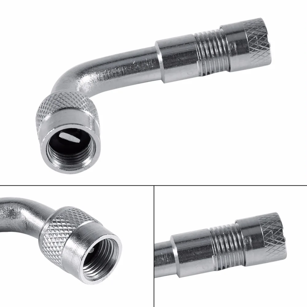 Motorcycle 90 Degree Angle Bent Valve Adapter Tyre Tube Copper Silver Valve Extension Adapter for Truck Car Moto Bike
Motorcycle 90 Degree Angle Bent Valve Adapter Tyre Tube Copper Silver Valve Extension Adapter for Truck Car Moto Bike