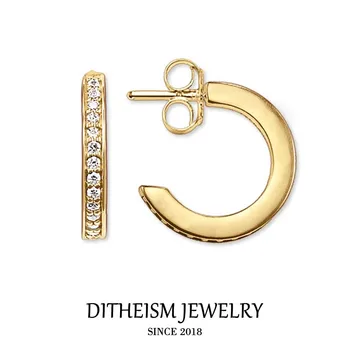 Gold Color Creole Hoop Earrings, 2018 New Ethnic Fashion Jewelry Geometric 925 Sterling Silver Gift For Women
Gold Color Creole Hoop Earrings, 2018 New Ethnic Fashion Jewelry Geometric 925 Sterling Silver Gift For Women