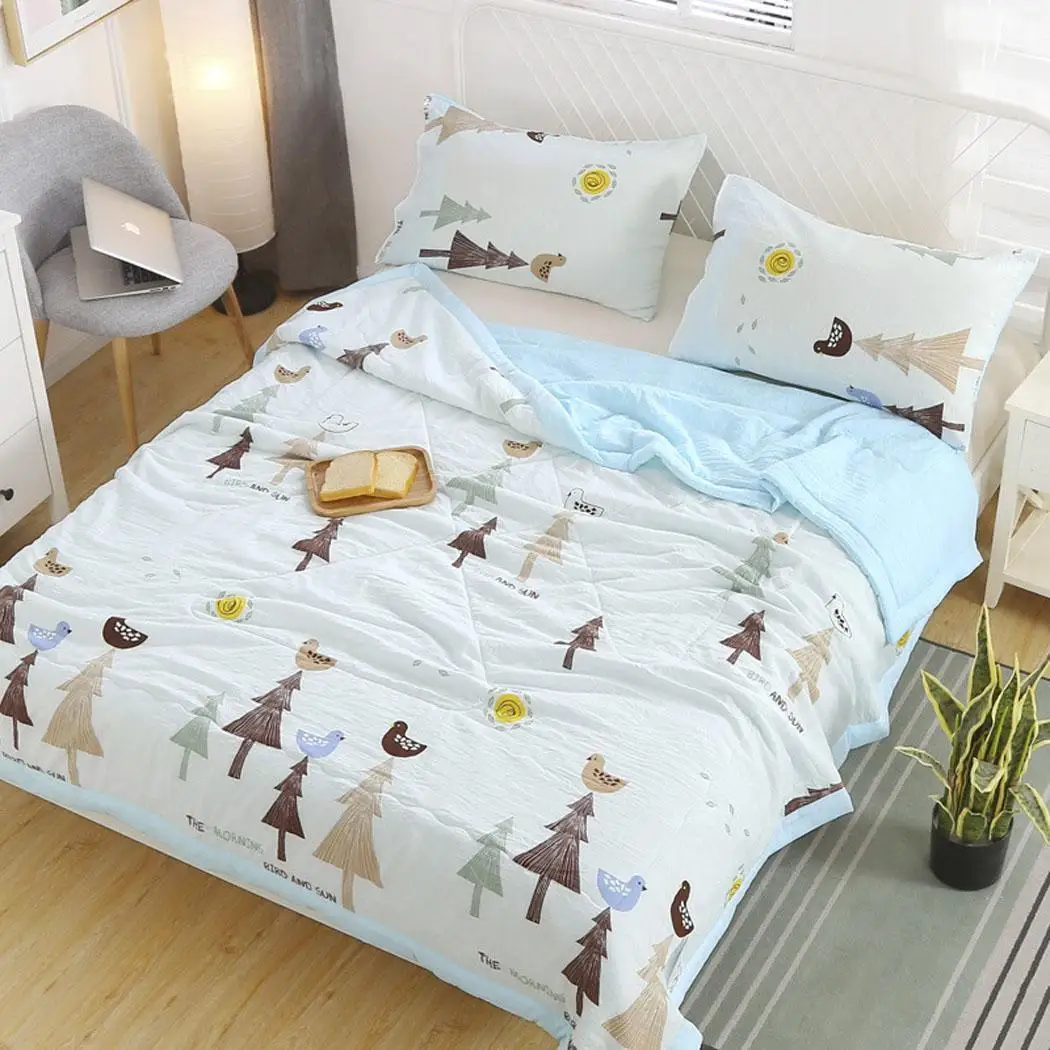 3PCS Home Textile Print Bed Quilt Pillowcase Pillowcase) Soft Double Rectangle Bedding Modern Style Set
3PCS Home Textile Print Bed Quilt Pillowcase Pillowcase) Soft Double Rectangle Bedding Modern Style Set