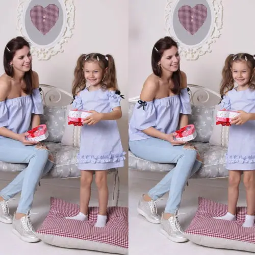 Mommy and Me Family Matching Off Shoulder Dress Mother Daughter Floral Holiday Maxi Dress2019
Mommy and Me Family Matching Off Shoulder Dress Mother Daughter Floral Holiday Maxi Dress2019