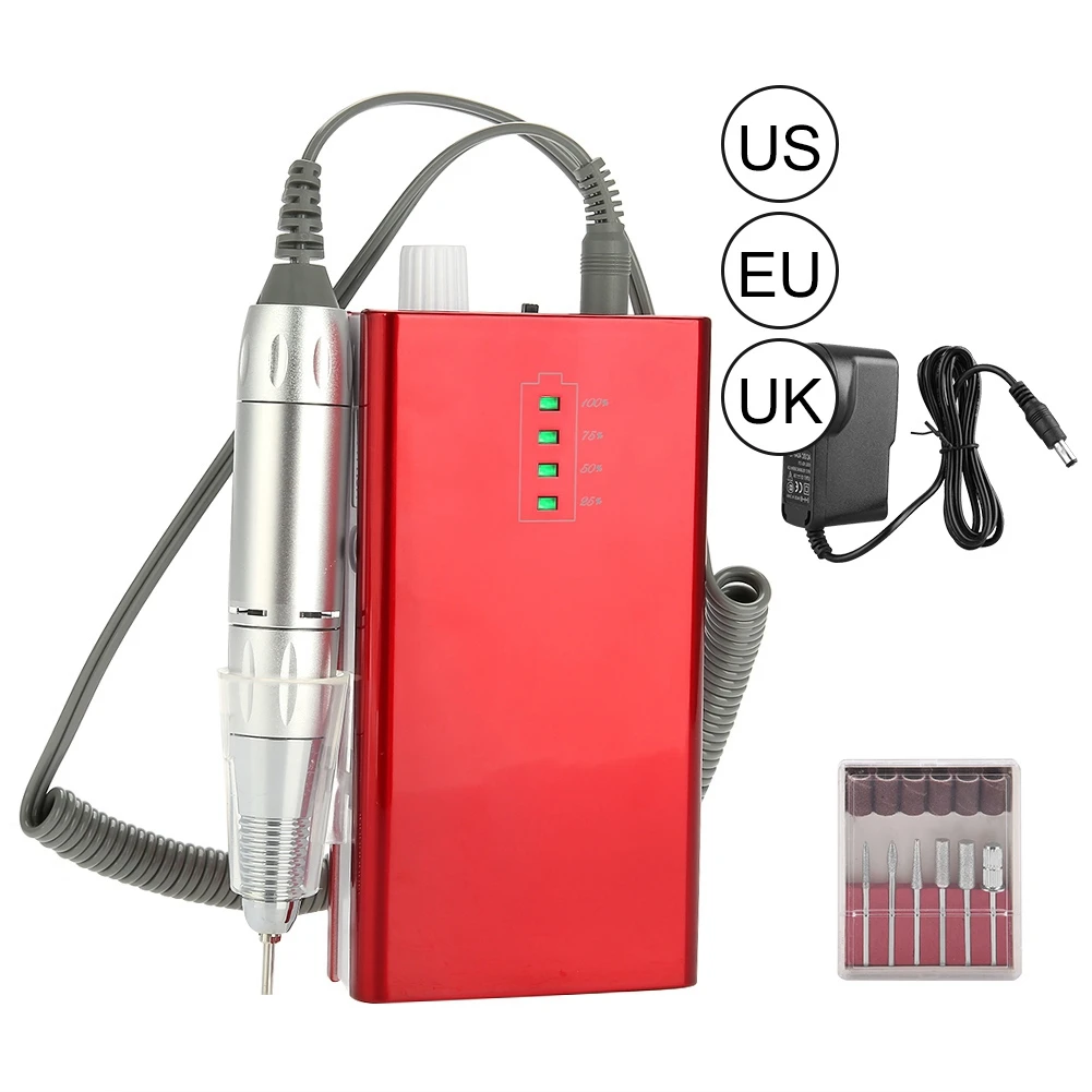 30000RPM 30W Rechargeable Electric Nail Drill Machine Fast Portable Safe Multi-purpose Cordless Manicure Machine For Salon Home
30000RPM 30W Rechargeable Electric Nail Drill Machine Fast Portable Safe Multi-purpose Cordless Manicure Machine For Salon Home