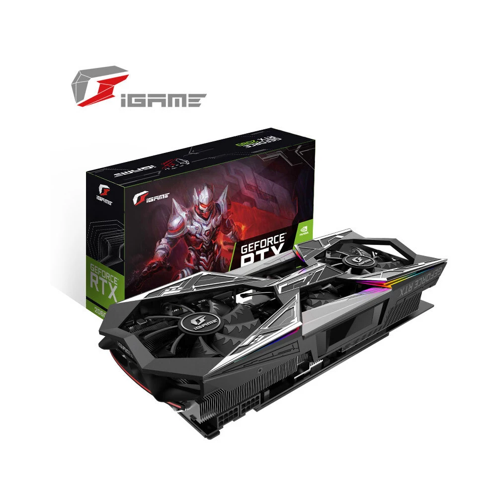 Colorful iGame GeForce RTX 2060 Graphic Card Vulcan X OC GDDR6 6G 1365Mhz/1830Mhz 192 Bit Video Card For Gaming PC
Colorful iGame GeForce RTX 2060 Graphic Card Vulcan X OC GDDR6 6G 1365Mhz/1830Mhz 192 Bit Video Card For Gaming PC