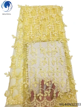 BEAUTIFICAL latest lace fabric african lace high quality yellow lace fabric new design 5 yards/lot for dresses ML44N121
BEAUTIFICAL latest lace fabric african lace high quality yellow lace fabric new design 5 yards/lot for dresses ML44N121