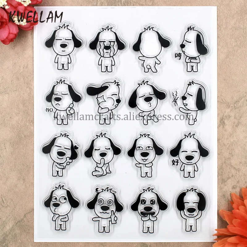 Dogs Scrapbook DIY photo cards rubber stamp clear stamp transparent stamp 14x19cm KW8031514
Dogs Scrapbook DIY photo cards rubber stamp clear stamp transparent stamp 14x19cm KW8031514