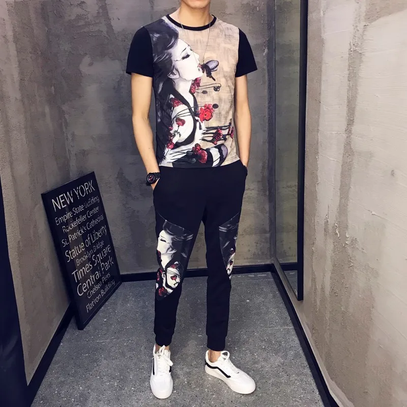 2019 Spring Summer Size M-5XL Men Sets Tracksuit Men T-shirts Chandal Hombre 2 Pieces Sets O-neck Short Sleeve Hip Hop Cool
2019 Spring Summer Size M-5XL Men Sets Tracksuit Men T-shirts Chandal Hombre 2 Pieces Sets O-neck Short Sleeve Hip Hop Cool