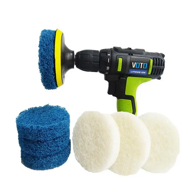 Drill Power Brush Tile Scrubber Scouring Pads Cleaning Kit Heavy Duty Household Cleaning Tool
Drill Power Brush Tile Scrubber Scouring Pads Cleaning Kit Heavy Duty Household Cleaning Tool