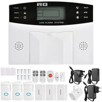 alarm system for home Wireless Home Security Anti-theft House Fire Alarm System 110-240V alarme residencial
alarm system for home Wireless Home Security Anti-theft House Fire Alarm System 110-240V alarme residencial