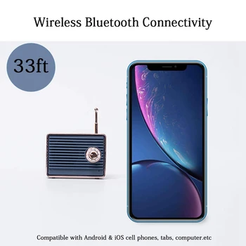 Retro Bluetooth Speaker Vintage Mini Cute Bluetooth Speaker Nostalgic Heavy Bass 3D Stereo Surround Hifi Sound Effects
Retro Bluetooth Speaker Vintage Mini Cute Bluetooth Speaker Nostalgic Heavy Bass 3D Stereo Surround Hifi Sound Effects