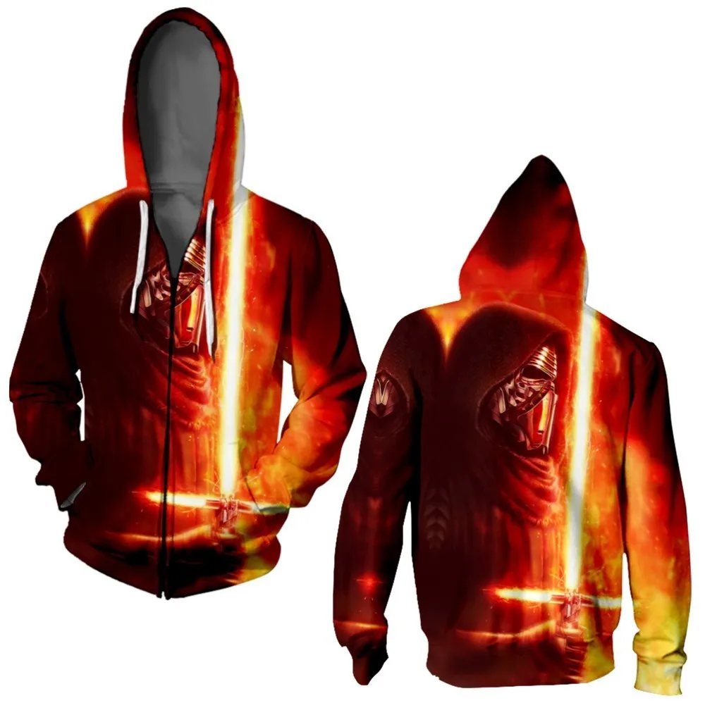 Star Wars Hoodies Zipper Print Hoodies 3D Cool Design Men Sweatshirts Casual Male Tracksuits Fashion Star Wars Hood Tops Plus
Star Wars Hoodies Zipper Print Hoodies 3D Cool Design Men Sweatshirts Casual Male Tracksuits Fashion Star Wars Hood Tops Plus