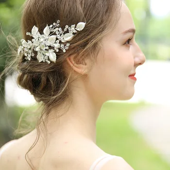 Leaf Crystal Hair Ornaments Bridal Wedding Hair Accessories Handmade Women Hairpins Headpiece Clip for Girls
Leaf Crystal Hair Ornaments Bridal Wedding Hair Accessories Handmade Women Hairpins Headpiece Clip for Girls