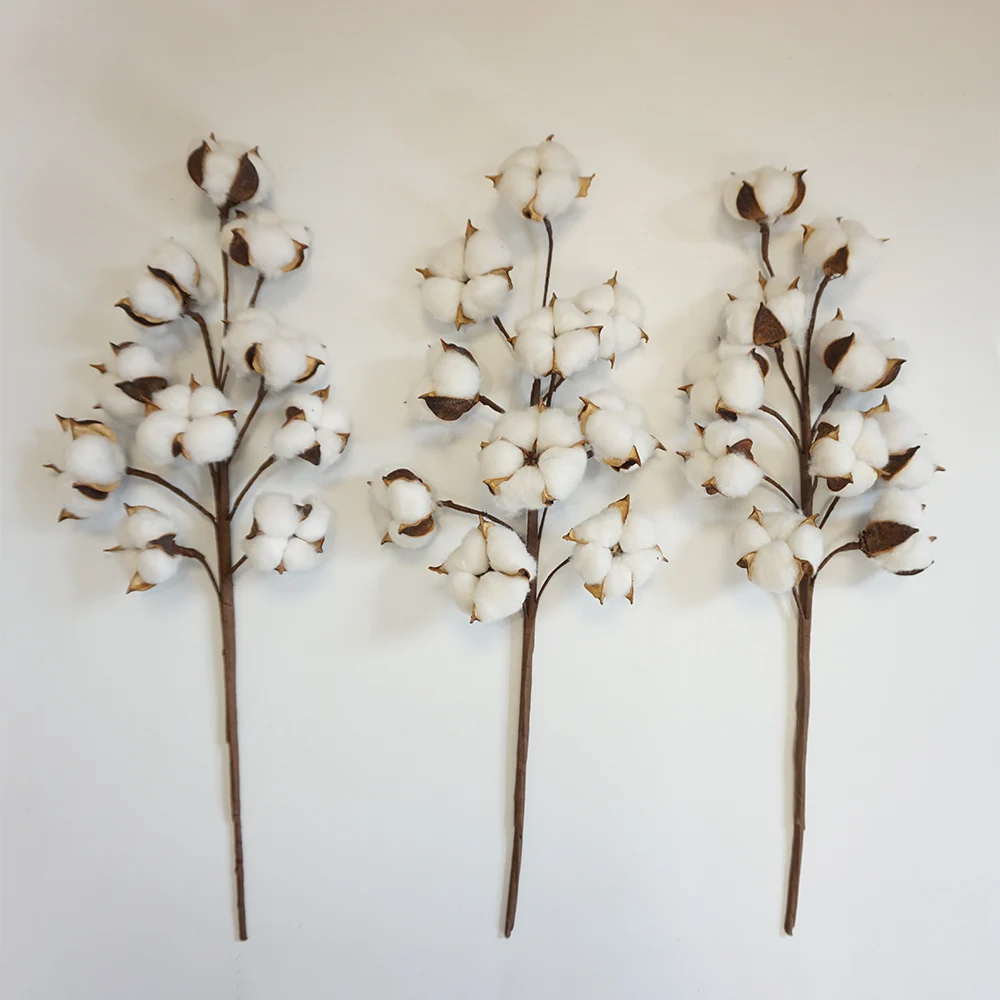 10Pcs/ Bunch Natural Dried Cotton Stems Artificial Flower Cotton Plants DIY for Home Wedding Party Decoration
10Pcs/ Bunch Natural Dried Cotton Stems Artificial Flower Cotton Plants DIY for Home Wedding Party Decoration