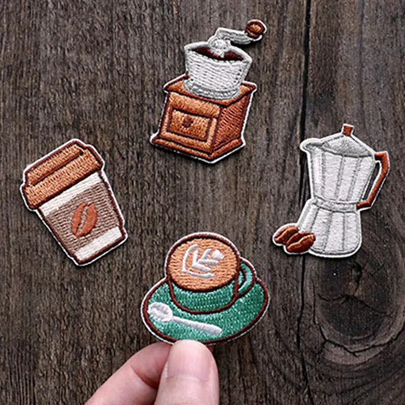 4pcs Embroidery Cafe Gadget Food Badge Set for Uniform Barista Waiter Waitress Accessory Coffee Roaster Coffee Maker Bistro A5
4pcs Embroidery Cafe Gadget Food Badge Set for Uniform Barista Waiter Waitress Accessory Coffee Roaster Coffee Maker Bistro A5
