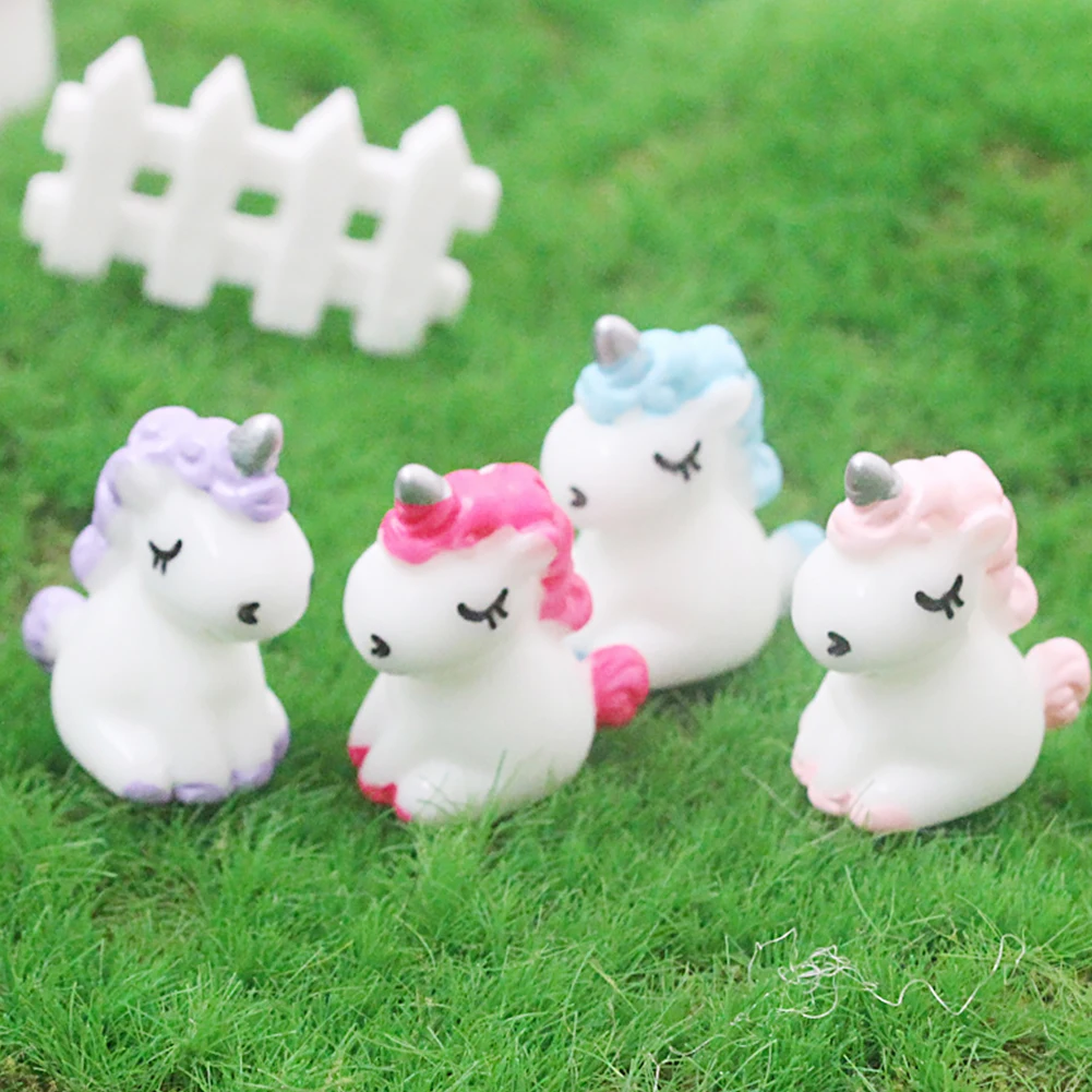 4Pcs Resin Unicorn Miniature Cute Fairy Micro Landscape Unicorn Decor Mini Unicorn Figurine Home Garden Decor
4Pcs Resin Unicorn Miniature Cute Fairy Micro Landscape Unicorn Decor Mini Unicorn Figurine Home Garden Decor