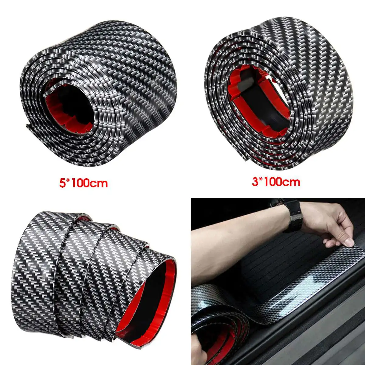 Universal 5D Car Carbon Fiber Sticker Bumper Door Plate Sill Cover Door Threshold Trunk Anti Scratch Protector Car Styling
Universal 5D Car Carbon Fiber Sticker Bumper Door Plate Sill Cover Door Threshold Trunk Anti Scratch Protector Car Styling